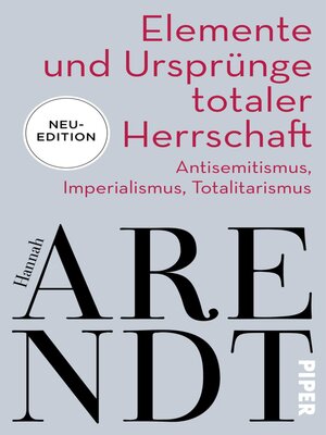 cover image of Elemente und Ursprünge totaler Herrschaft